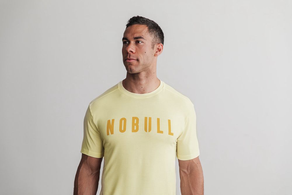 T-Shirts NOBULL Homme Turquoise - NOBULL,France (7962-VKLHA)